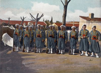 Tiradores - en "Álbum militar" de French School