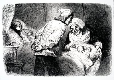 Página de título de La Pequeña Fadette por George Sands, 1852 de French School