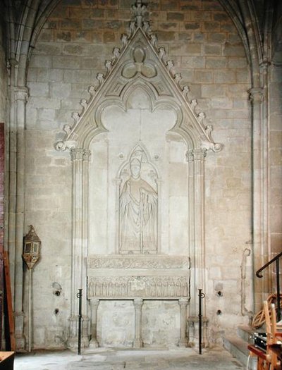 Tumba del obispo Radulphe (m.1266) en la Capilla Radulphe de French School