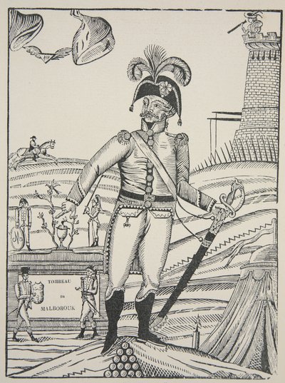 Tumba de Malborouk, c.1722 de French School