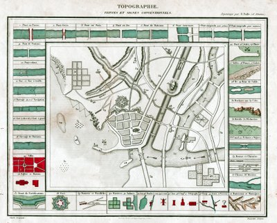 Mapa topográfico de French School