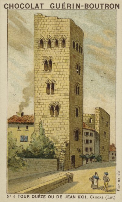Torre Dueze o de Juan XXII, Cahors, Lot de French School