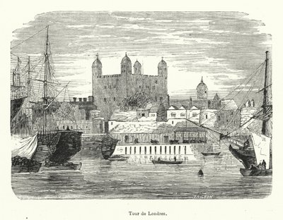 Torre de Londres (grabado) de French School