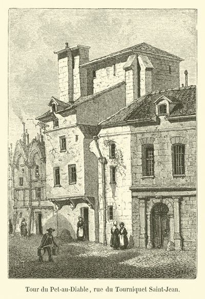 Torre de Pet-au-Diable, calle del Tourniquet Saint-Jean de French School