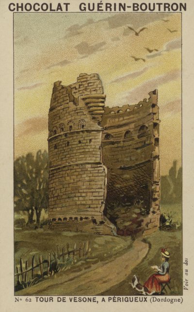 Torre de Vesone, en Périgueux, Dordoña de French School