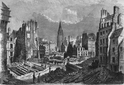 Transformaciones de París bajo el Segundo Imperio, París haussmanniano: apertura de la rue de Rennes de French School