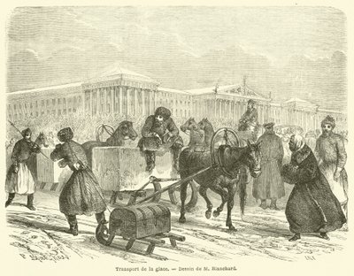 Transporte de hielo de French School