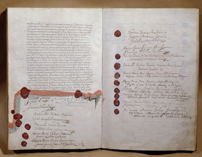 Tratado de Westfalia, firmado en Munster el 24 de octubre de 1648 de French School