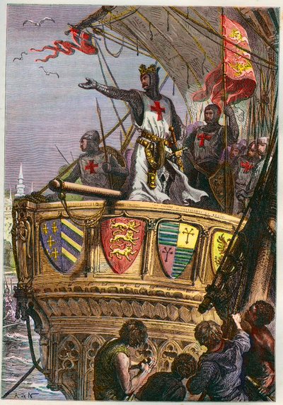 Tierra Santa, te encomiendo al cuidado del Todopoderoso - Tercera Cruzada: Ricardo I Corazón de León (1157-1199) en Cruzada por la Tierra Santa de French School