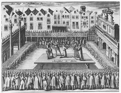 Juicio y ejecución de Charles de Gontaut, Duque de Biron de French School