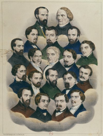 Juicio en Bourges de los cabecillas republicanos franceses de la manifestación en París del 15 de mayo de 1848 de French School