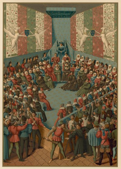 Juicio de Juan, Duque de Alençon de French School