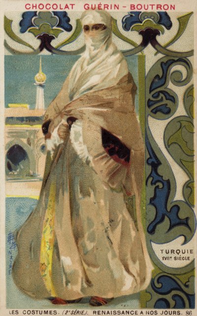 Traje turco, siglo XVII de French School