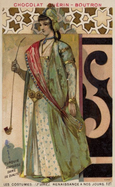 Dama turca, Siglo XIX de French School