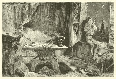 Tycho Brahe midiendo la distancia que separa las estrellas de French School