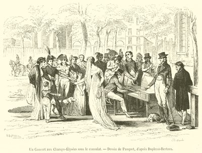 Un Concierto en los Campos Elíseos bajo el consulado de French School