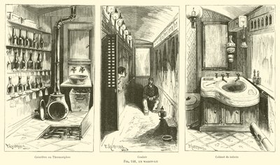 Un vagón-cama de French School