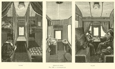 Un vagón-cama de French School