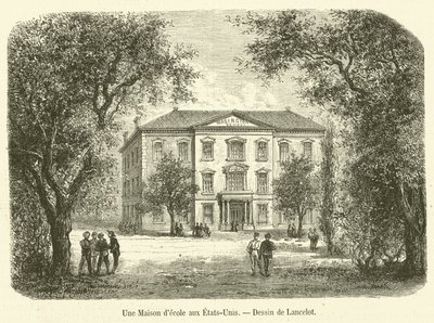 Una Casa de escuela en Estados Unidos de French School