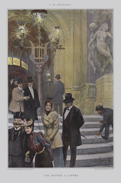 Una matinée en la ópera de French School