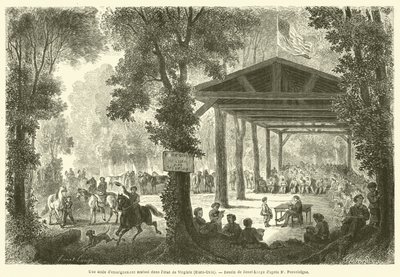 Una escuela de enseñanza mutua en el estado de Virginia (Estados Unidos) de French School