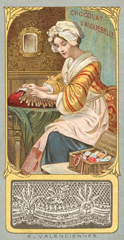 Encaje de Valenciennes de French School