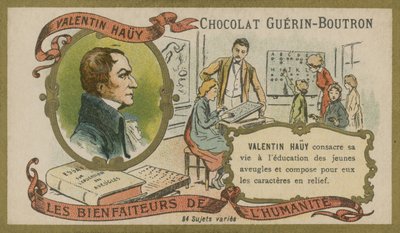 Valentin Hauy, pionero francés de la educación para ciegos de French School