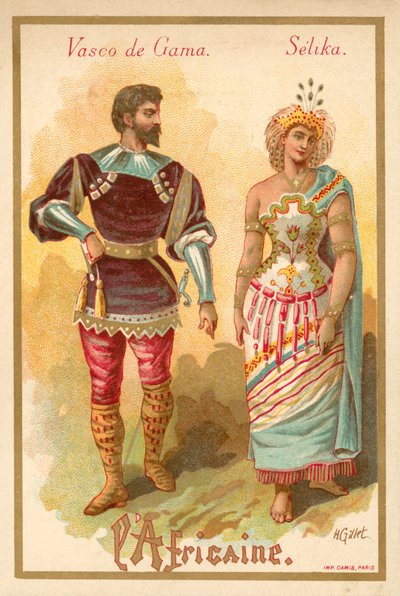 Vasco da Gama y Selika, de la ópera L