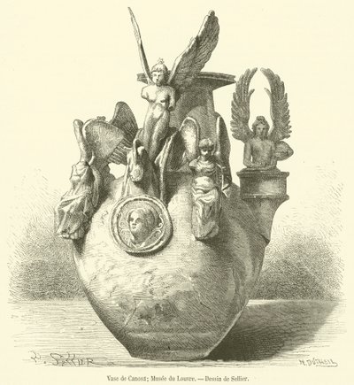 Vaso de Canosa, Museo del Louvre de French School
