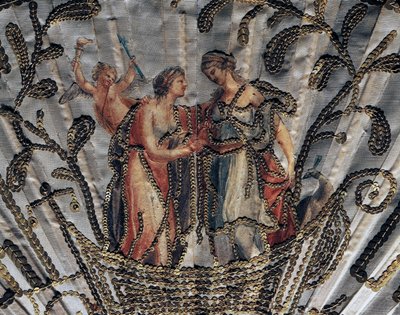Venus y Juno (detalle) de French School