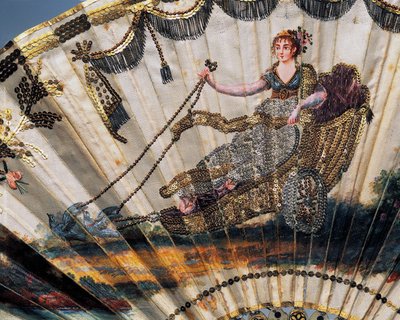 Venus en su carro (detalle) de French School