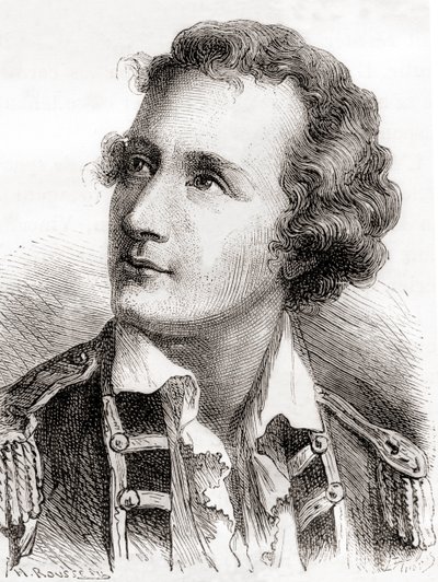 Vicenzo Lunardi, de Les Merveilles de la Science, publicado c.1870 (grabado) de French School