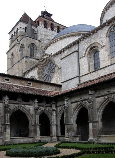 Vista desde los claustros, siglo XI-XVI de French School