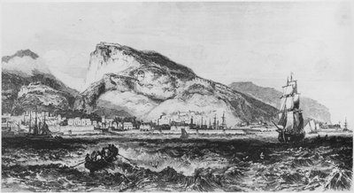 Vista de Port Louis, Mauricio, ilustración de Iles de l