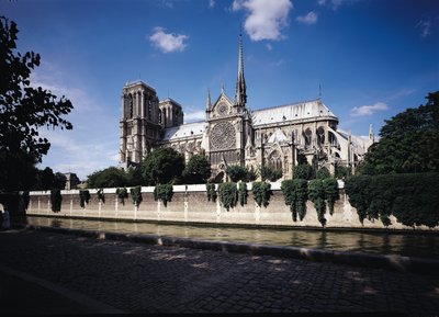 Vista de la Catedral desde el Sena, 1163-1345 de French School
