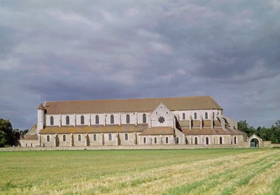 Vista de la Abadía Cisterciense, construida entre 1140-60 de French School