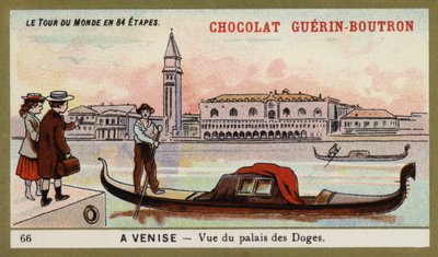 Vista del Palacio Ducal, Venecia de French School