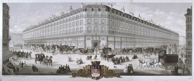 Vista de los Grandes Almacenes del Louvre, París, 1866 de French School