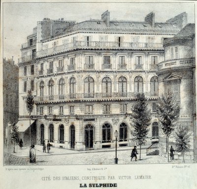 Vista de la Maison Dorée (o Maison d