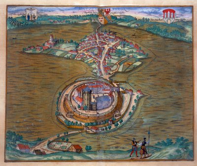 Vista de la Place de Louis le Grand, con una de las salas construidas con motivo del matrimonio de Monseigneur le Dauphin (detalle) (grabado en color) de French School