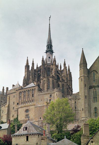Vista del ábside de la Abadía, 1450-1521 de French School