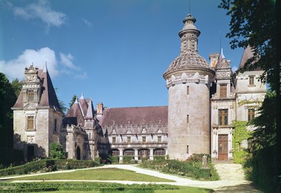 Vista del patio y la torre, 1536-48 de French School