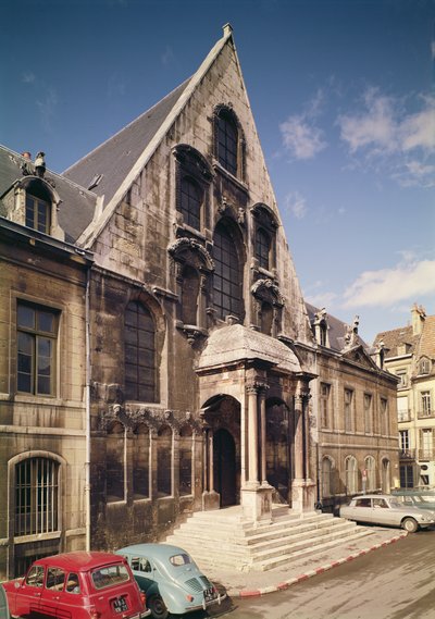 Vista de la fachada del Palais de Justice, construido en 1572 de French School