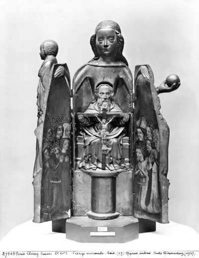 Virgen (que se abre), principios del siglo XV de French School