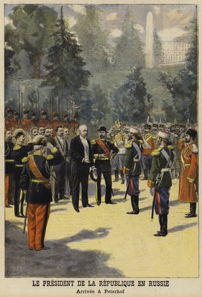 Visita del Presidente francés Félix Faure a Rusia, 1897 de French School