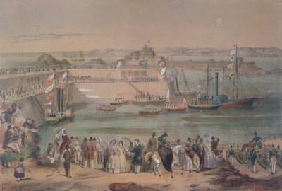 Visita de la Reina Victoria en Jersey en 1846, 1847 de French School
