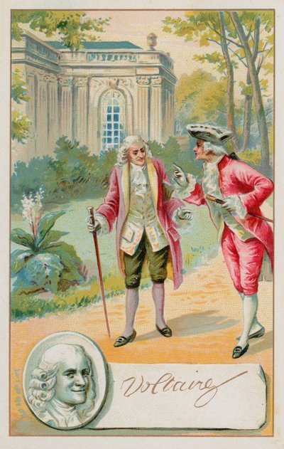 Voltaire, escritor, historiador y filósofo de la Ilustración francesa (1694-1778) de French School