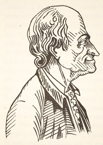 Voltaire, ilustración de Histoire de la Nation Francaise, Ciencias, Volúmenes I y II, por Gabriel Hanotaux (1853-1944), 1924 de French School