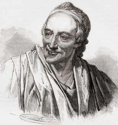 Voltaire, de Histoire de France, publicado c.1880 de French School