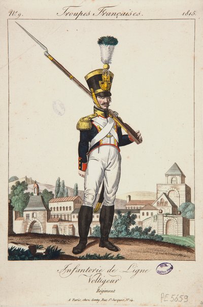 Voltigeur de la Infantería de Línea, Tropas Francesas no. 9 de French School